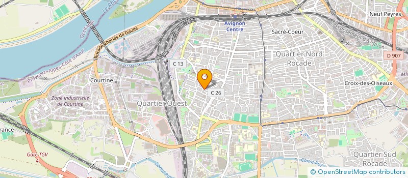 localisation de l'entreprise HOME CONCEPT  AVIGNON