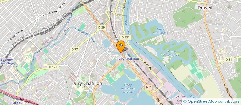 localisation de l'entreprise HOME CONCEPT à VIRY-CHATILLON