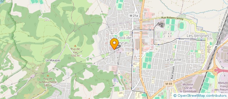 localisation de l'entreprise HOME CONCEPT  CLERMONT-FERRAND