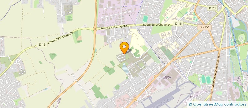 localisation de l'entreprise HOME CONCEPT  BOURGES