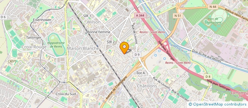 localisation de l'entreprise HOME CONCEPT RENOV à REIMS
