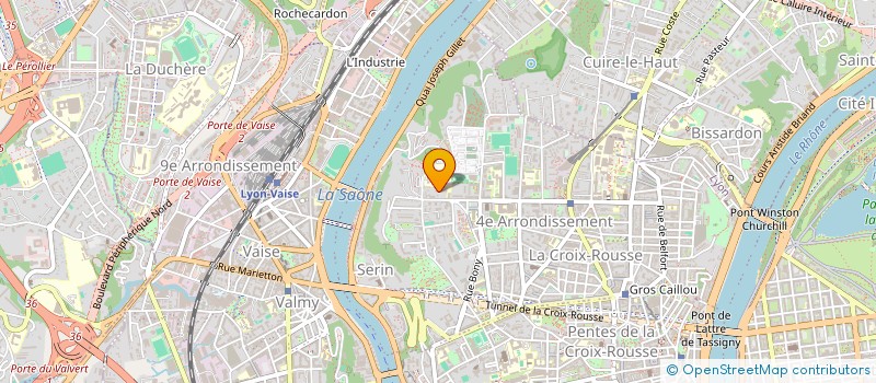 localisation de l'entreprise HOME CONSEIL IMMOBILIER à LYON