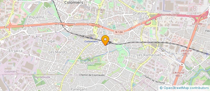 localisation de l'entreprise HOME CONSEILS 31 à COLOMIERS