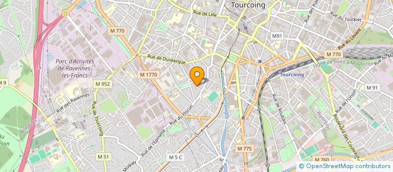 localisation de l'entreprise HOME CONSTRUCT à TOURCOING