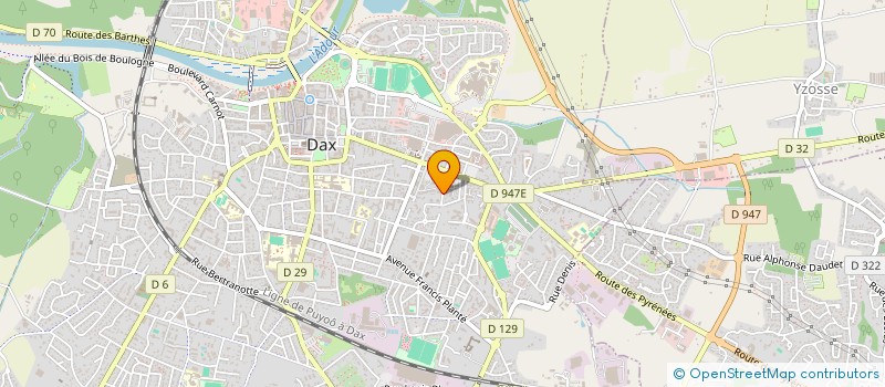 localisation de l'entreprise HOME CONSTRUCT à DAX