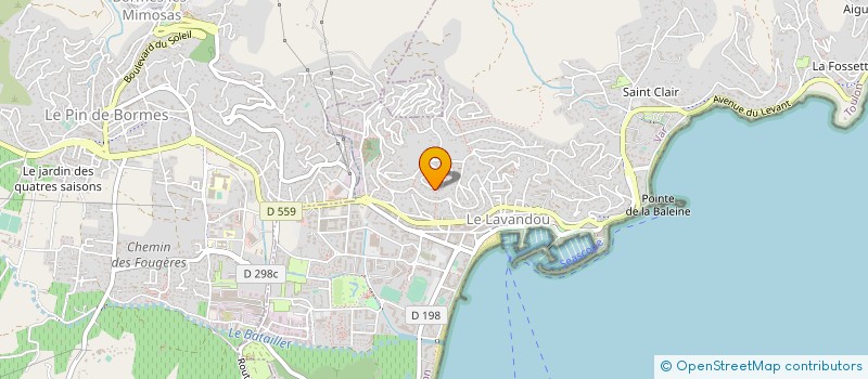 localisation de l'entreprise HOME CONSTRUCTION à LE LAVANDOU