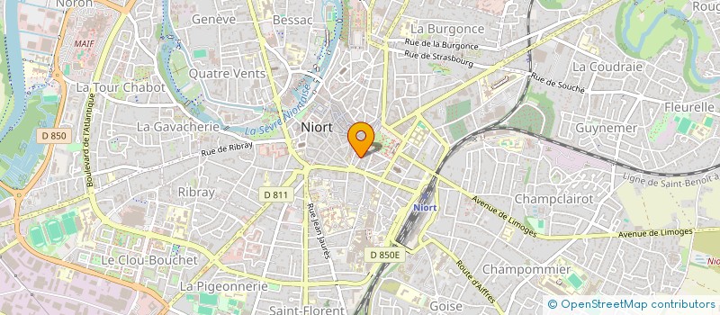 localisation de l'entreprise HOME CONSTRUCTIONS à NIORT