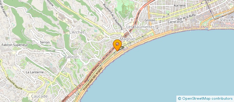 localisation de l'entreprise HOME CONSTRUTIONS à NICE
