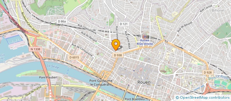 localisation de l'entreprise HOME CONSULTING à ROUEN