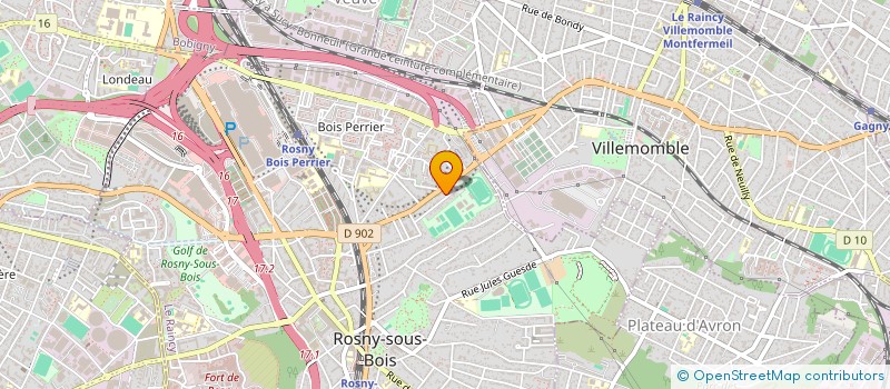 localisation de l'entreprise HOME CONSULTING BE TRAVAUX à ROSNY-SOUS-BOIS