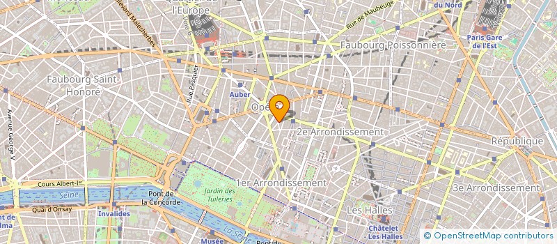 localisation de l'entreprise HOME CONTEMPORAIN à PARIS
