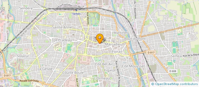 localisation de l'entreprise HOME COOK PIZZERIA  TARBES