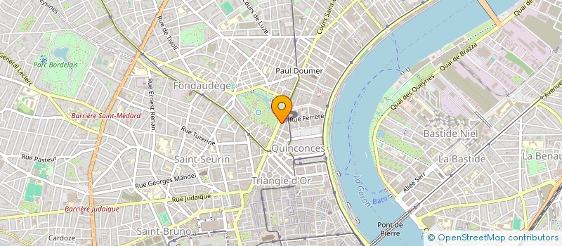 localisation de l'entreprise HOME CREATIVE à BORDEAUX