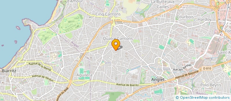 localisation de l'entreprise HOME-CUISINE.COM  ANGLET