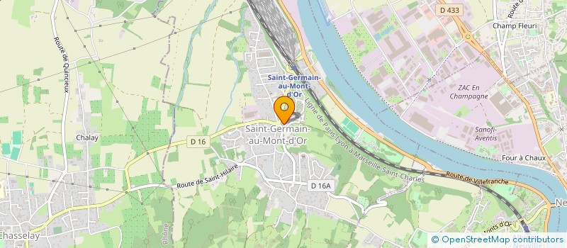 localisation de l'entreprise HOME DB  SAINT-GERMAIN-AU-MONT-D'OR