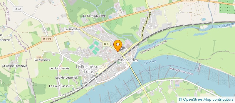 localisation de l'entreprise HOME DE VITRUVE  INGRANDES-LE-FRESNE-SUR-LOIRE