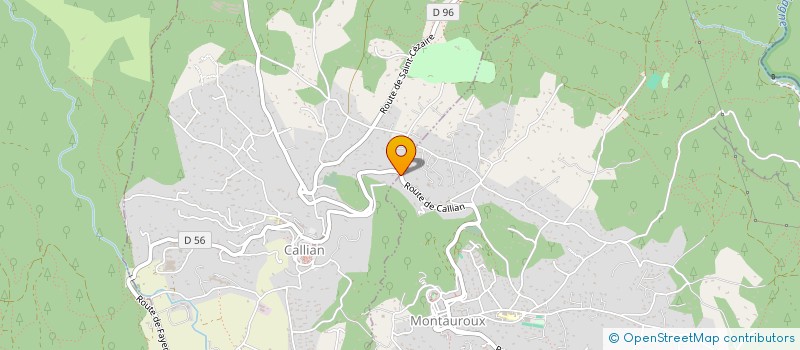 localisation de l'entreprise HOME DECO  MONTAUROUX