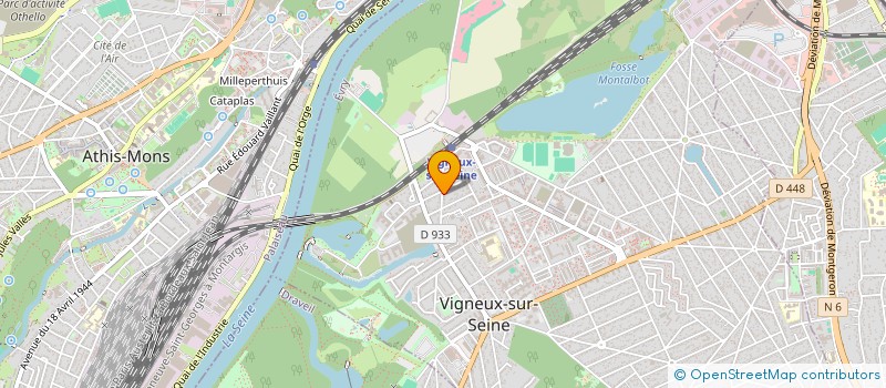 localisation de l'entreprise HOME DECO à VIGNEUX SUR SEINE