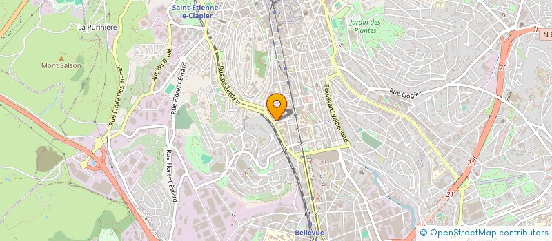 localisation de l'entreprise HOME DECOT  SAINT-ETIENNE