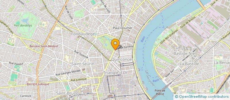 localisation de l'entreprise HOME DESIGN 33 à BORDEAUX