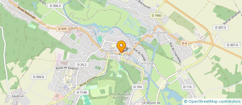 localisation de l'entreprise HOME DESIGN à NOGENT-LE-ROI