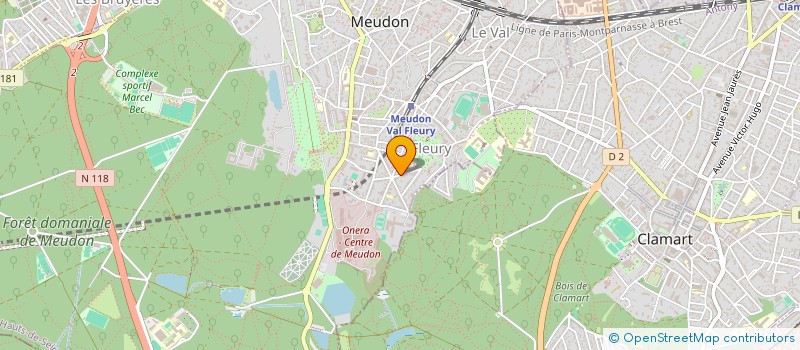 localisation de l'entreprise HOME & DESIGN à MEUDON
