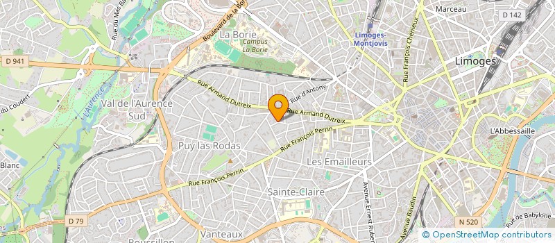localisation de l'entreprise HOME DESIGN 87  LIMOGES
