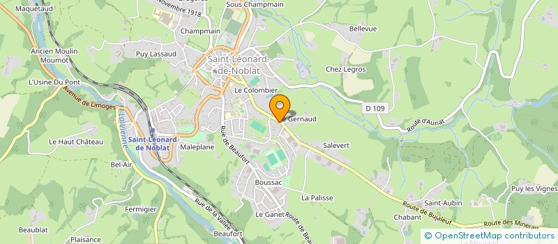 localisation de l'entreprise HOME DESIGN  SAINT-LEONARD-DE-NOBLAT