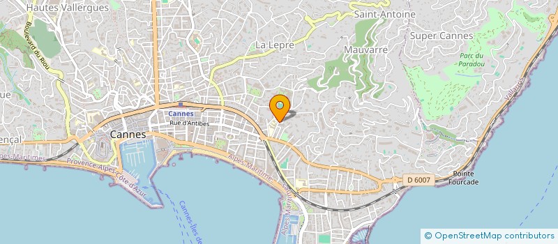 localisation de l'entreprise HOME DESIGN  CANNES