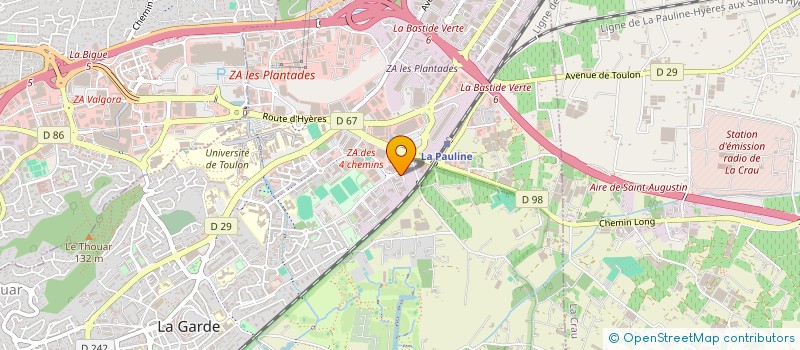 localisation de l'entreprise HOME DESIGN IMMOBILIER à LA GARDE