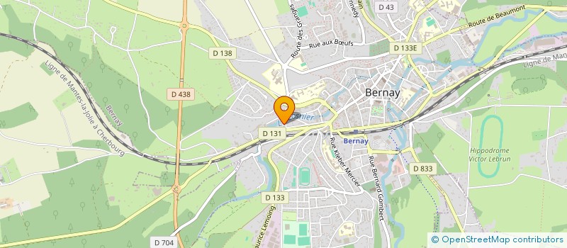 localisation de l'entreprise HOME DESIGN ISOLATION à BERNAY