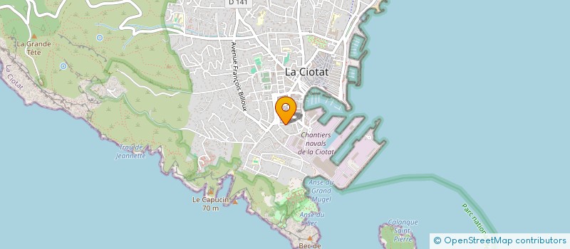 localisation de l'entreprise HOME-DESIGNER  LA CIOTAT