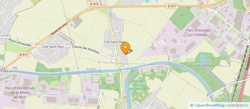 localisation de l'entreprise HOME DIAG RECHERCHE DE FUITES  CARVIN