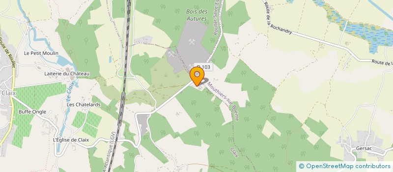 localisation de l'entreprise HOME DIFFUSION à CLAIX