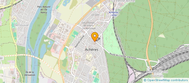 localisation de l'entreprise HOME DISIGN PRESTATION  ACHERES