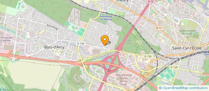 localisation de l'entreprise HOME DNF  BOIS-D'ARCY