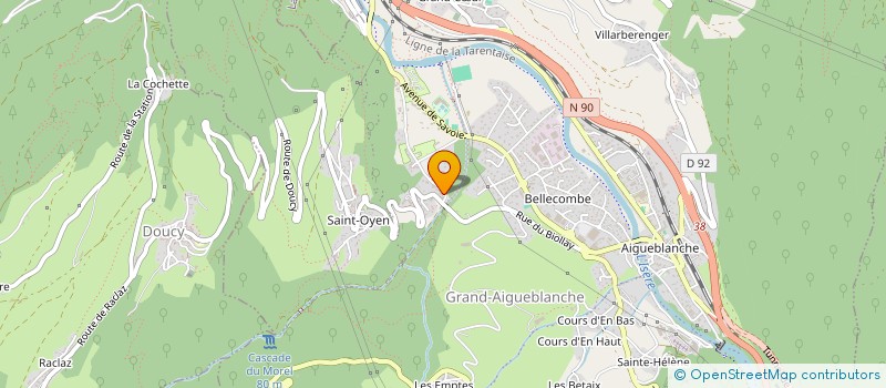 localisation de l'entreprise HOME DU MOREL  GRAND-AIGUEBLANCHE