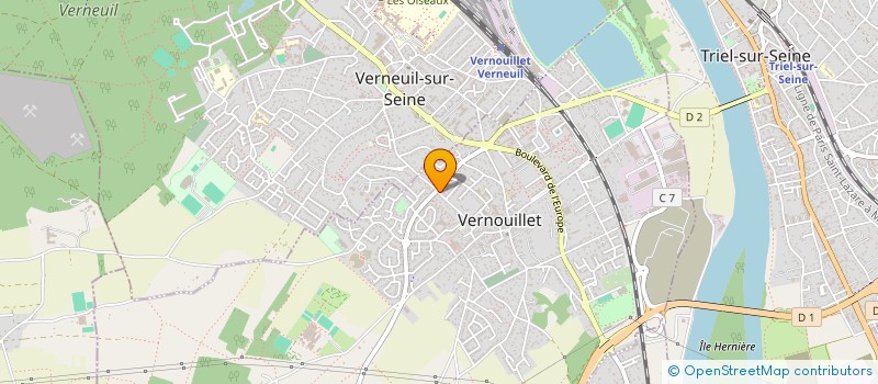 localisation de l'entreprise HOME DURABLE à VERNOUILLET