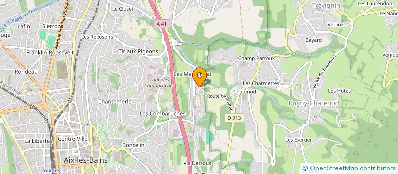 localisation de l'entreprise HOME ECO CONCEPT à AIX-LES-BAINS