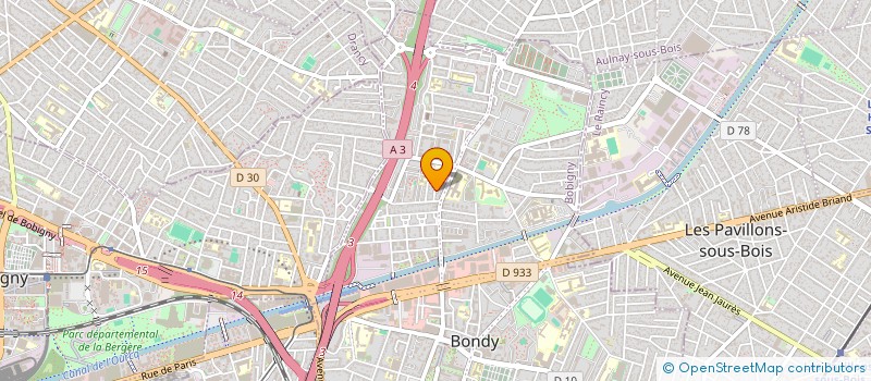 localisation de l'entreprise HOME ECOLOGIC  BONDY