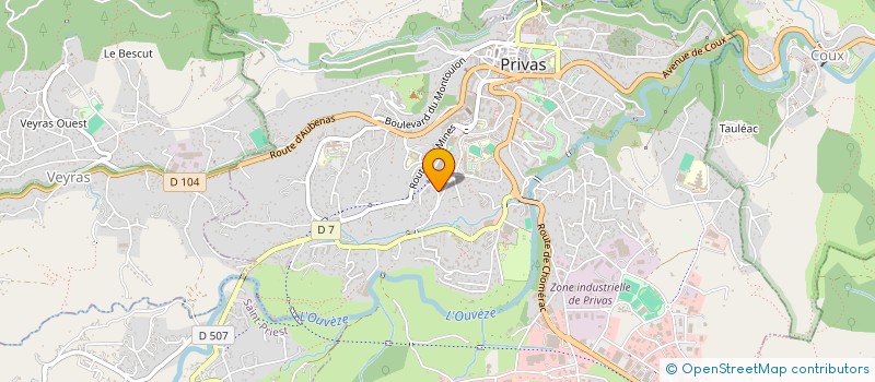 localisation de l'entreprise HOME ELEC 07 à PRIVAS