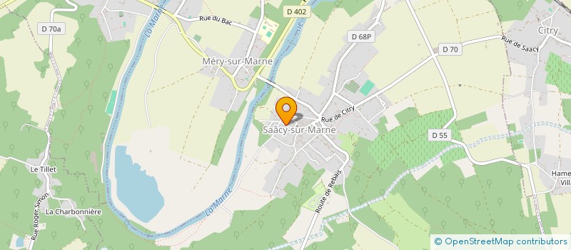 localisation de l'entreprise HOME ELECT à SAACY-SUR-MARNE