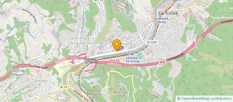 localisation de l'entreprise HOME ENERGIE RENOUVELABLE à NICE