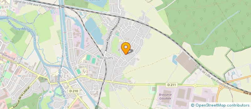 localisation de l'entreprise HOME ENERGY à ARQUES