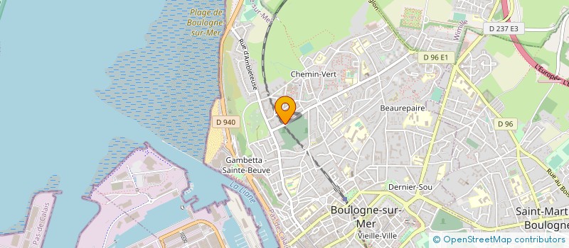 localisation de l'entreprise HOME ESPACE à BOULOGNE-SUR-MER