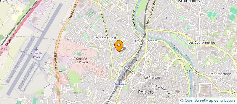 localisation de l'entreprise HOME ESPACE PROMOTION à POITIERS
