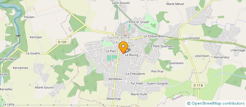 localisation de l'entreprise HOME ET CO  PLOUGOUMELEN