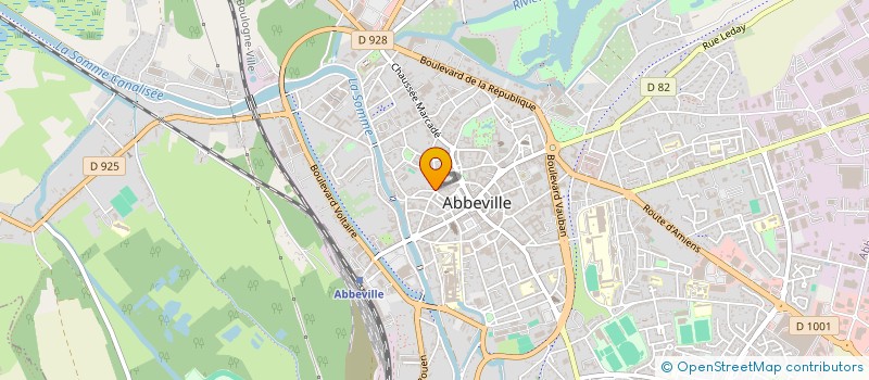 localisation de l'entreprise HOME ET SANTE à ABBEVILLE