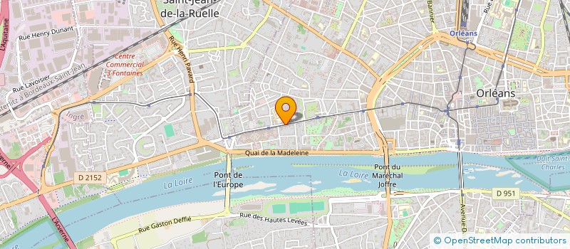 localisation de l'entreprise HOME ET STRUCTURES à ORLEANS