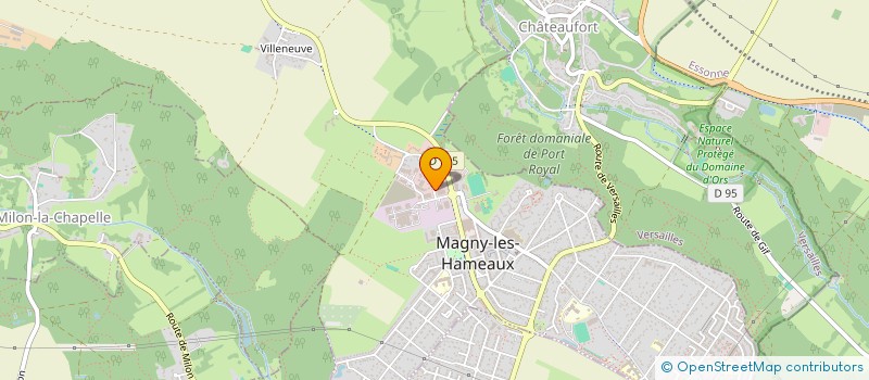 localisation de l'entreprise HOME EVOLUTION à MAGNY-LES-HAMEAUX